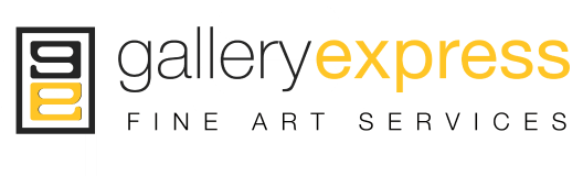 Gallery Express logo, fine art services